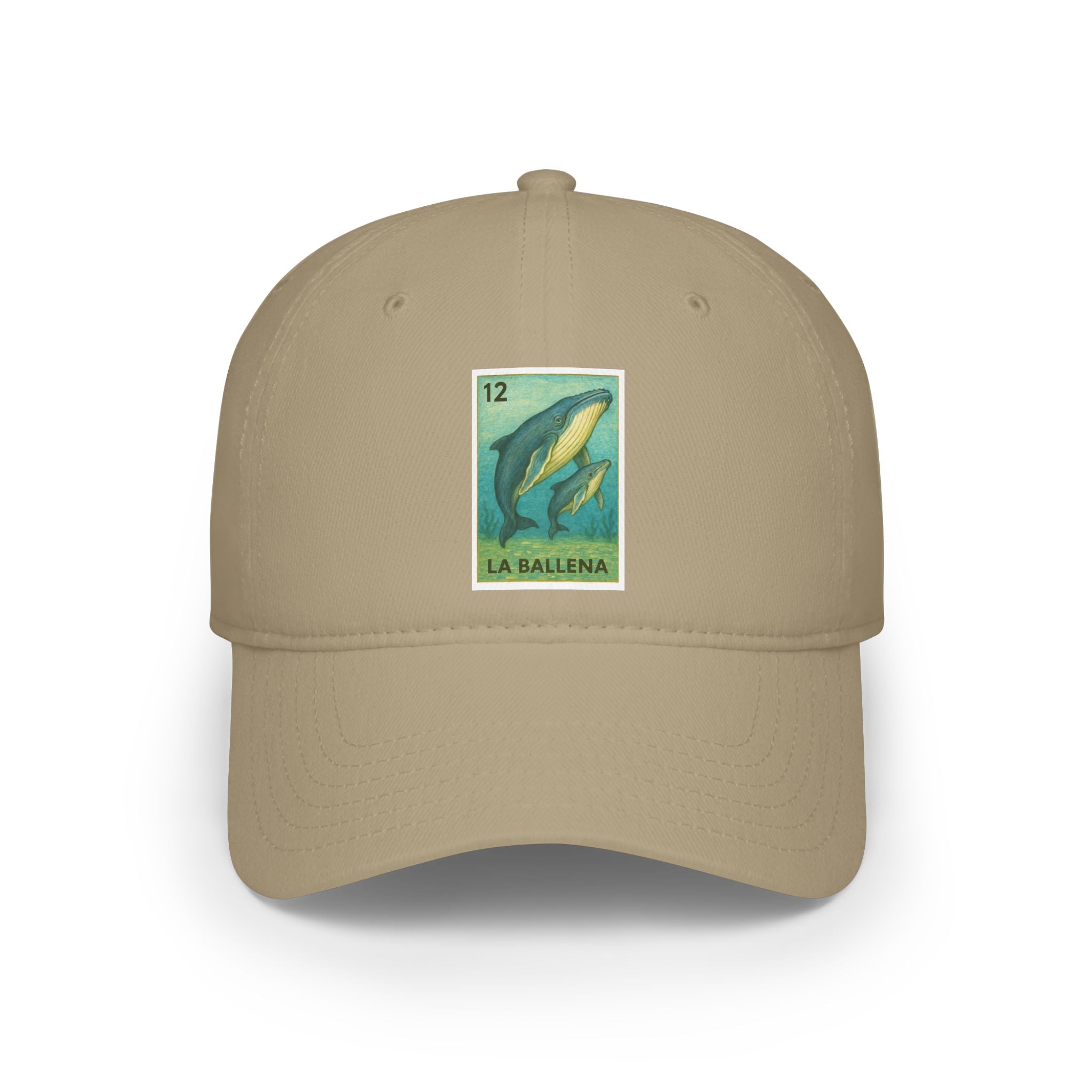 Whale Lotería Unisex - 100% Cotton Baseball Cap (La Ballena)
