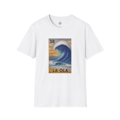Wave Lotería Unisex - Soft Style U.S. Cotton T-Shirt (La Ola)