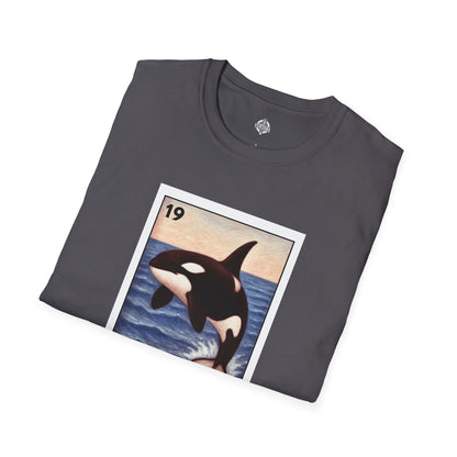 Orca Lotería Unisex - Soft Style U.S. Cotton T-Shirt (La Orca)