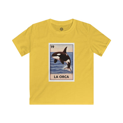 Orca Lotería Kids - Soft Style U.S. Cotton T-Shirt (La Orca)