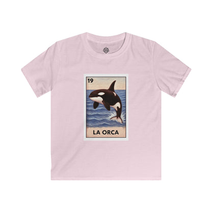 Orca Lotería Kids - Soft Style U.S. Cotton T-Shirt (La Orca)