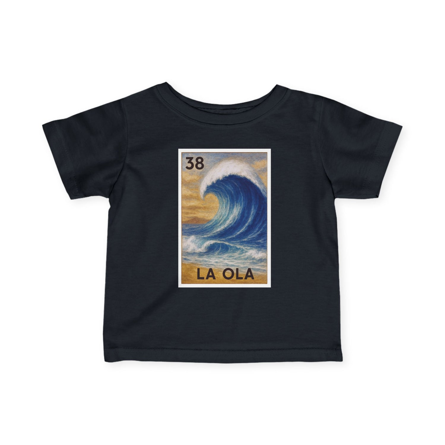 Wave Lotería - Infant 100% Cotton T-Shirt (La Ola)