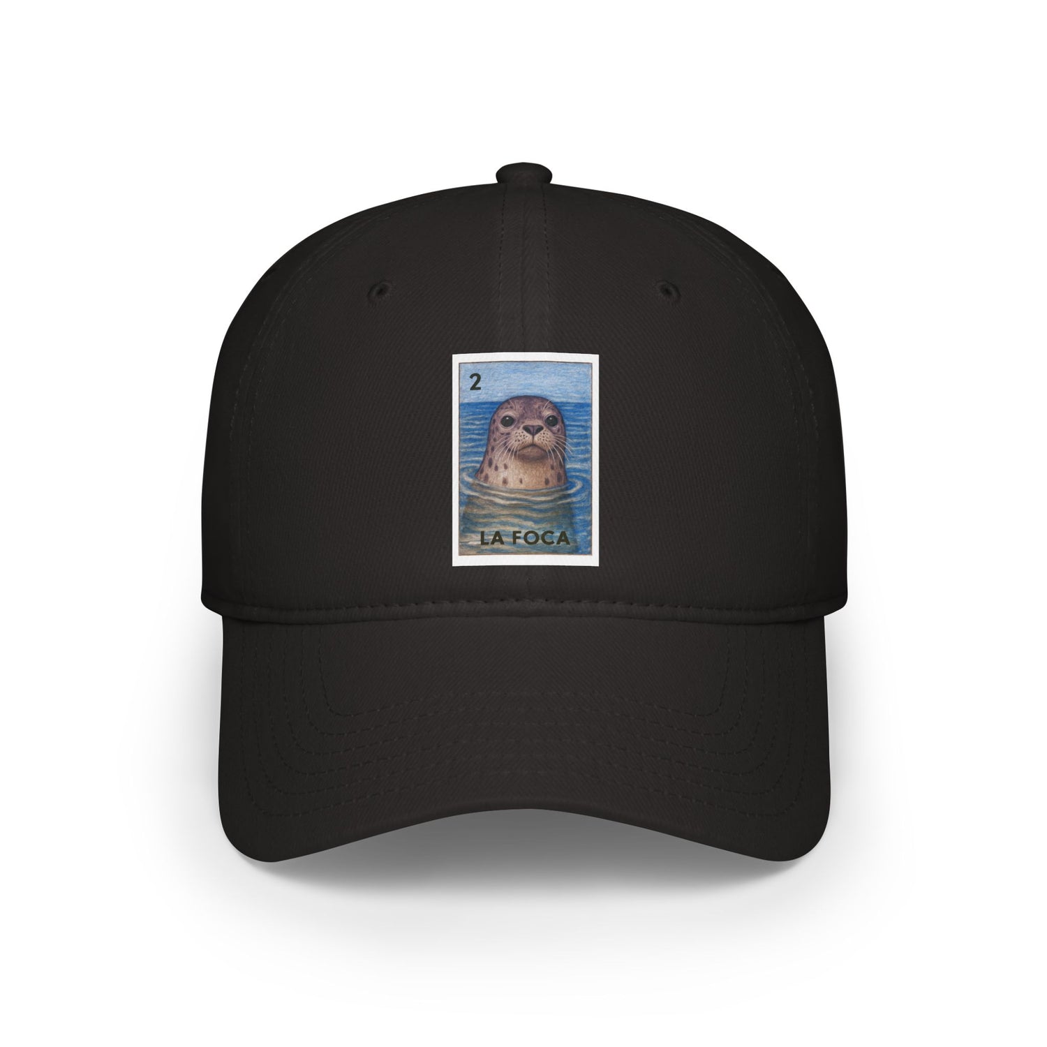 Seal Lotería Unisex - 100% Cotton Baseball Cap (La Foca)