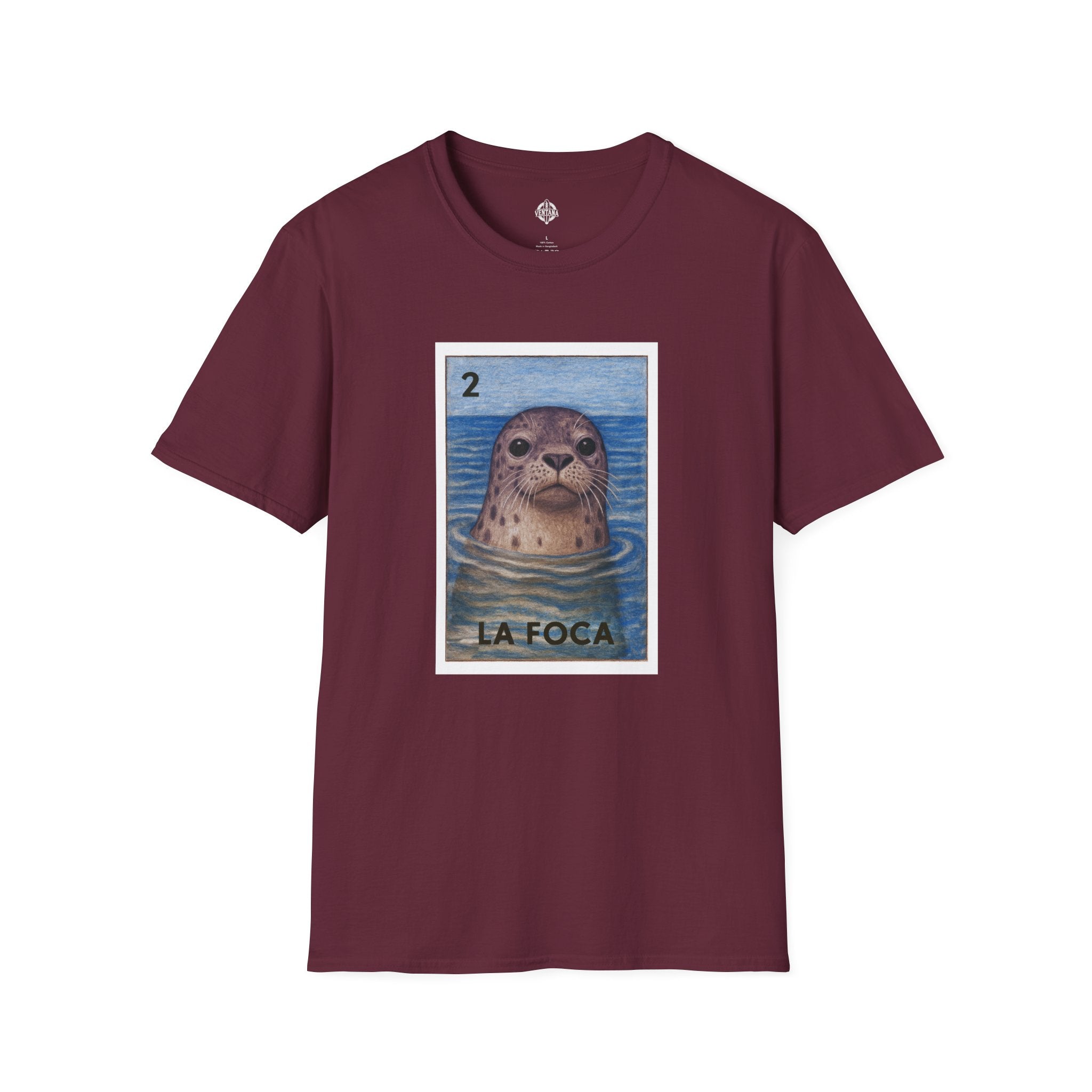 Seal Lotería Unisex - Soft Style U.S. Cotton T-Shirt