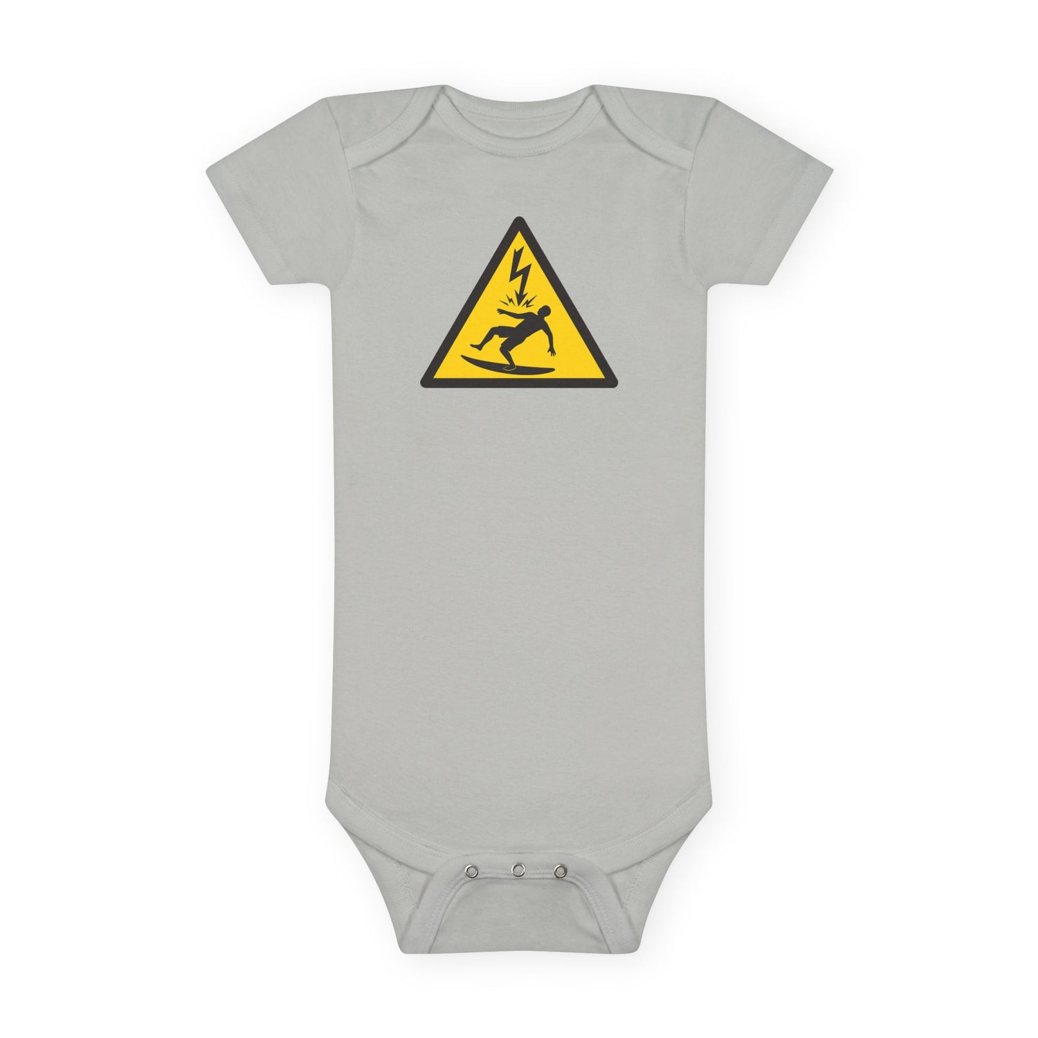 Electric Surfer - Baby Short Sleeve 100% Cotton Onesie