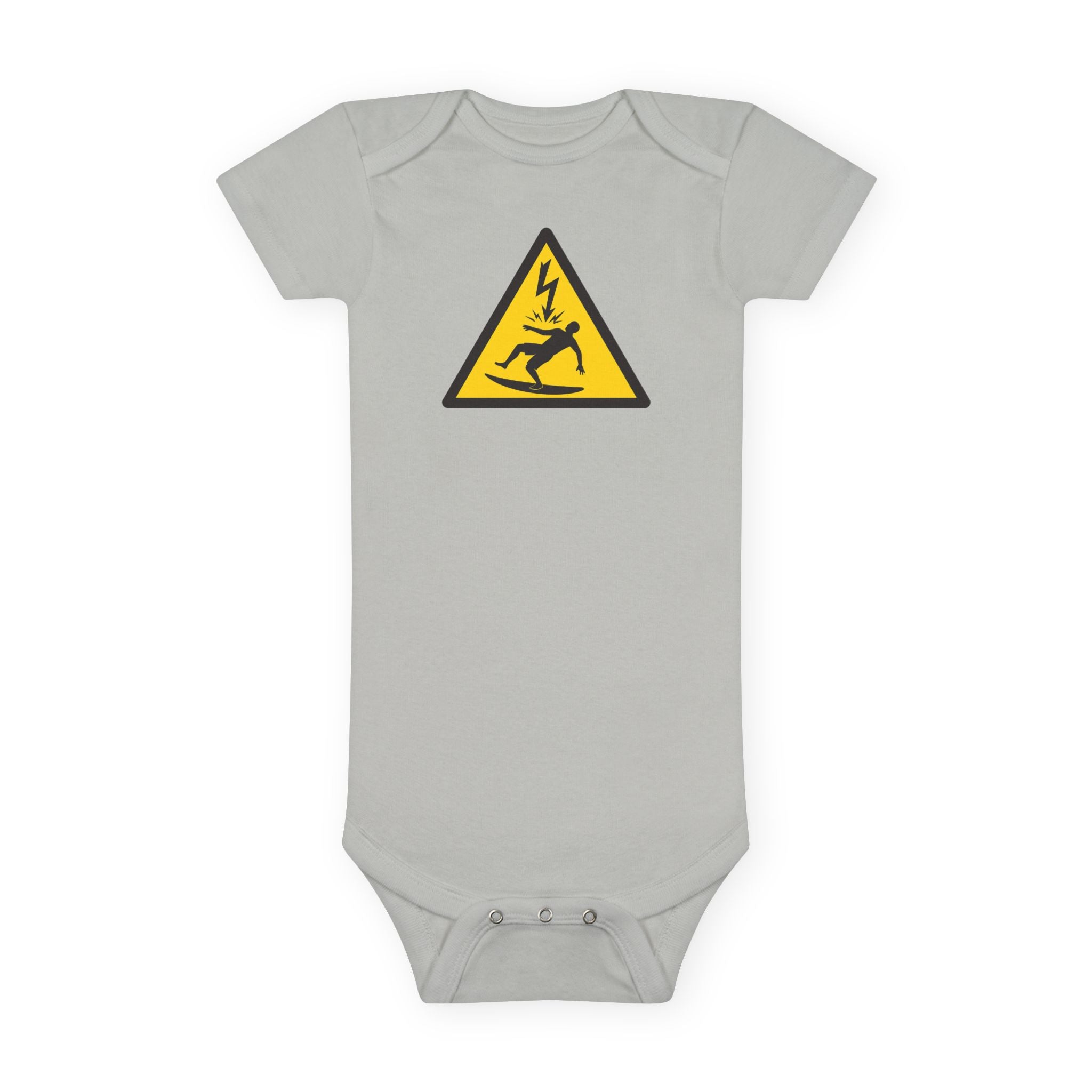 Electric Surfer - Baby Short Sleeve 100% Cotton Onesie
