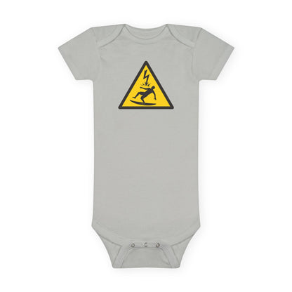 Electric Surfer - Baby Short Sleeve 100% Cotton Onesie