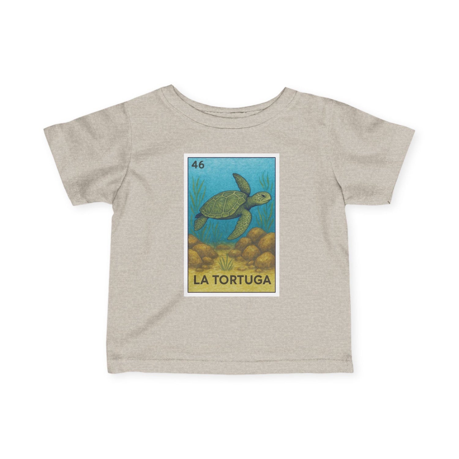 Turtle Lotería - Infant 100% Cotton T-Shirt (La Tortuga)