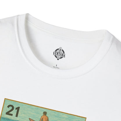 Shark Lotería Unisex - Soft Style U.S. Cotton T-Shirt (El Tiburón)