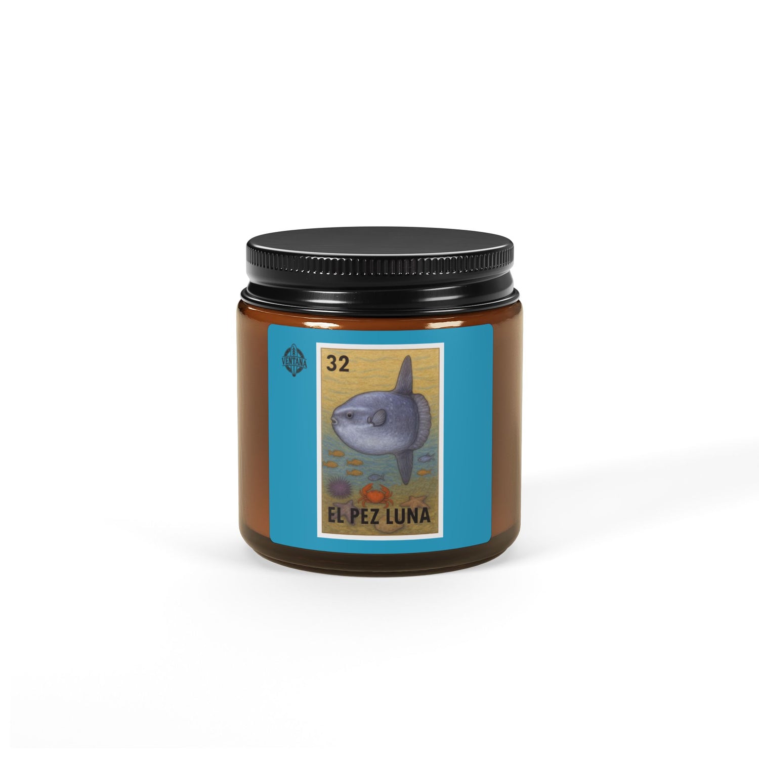 Sunfish Lotería - Scented Soy Candle (El Pez Luna)