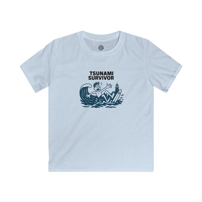 Tsunami Survivor Kids - Soft Style U.S. Cotton T-Shirt