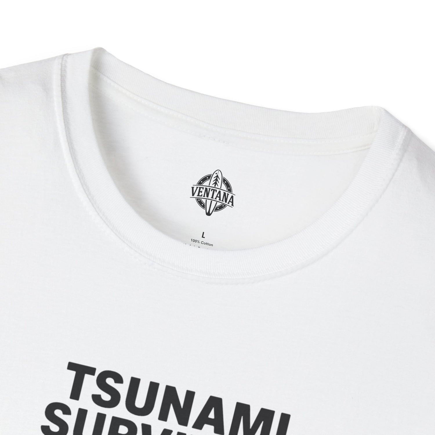 Tsunami Survivor Unisex - Soft Style U.S. Cotton T-Shirt