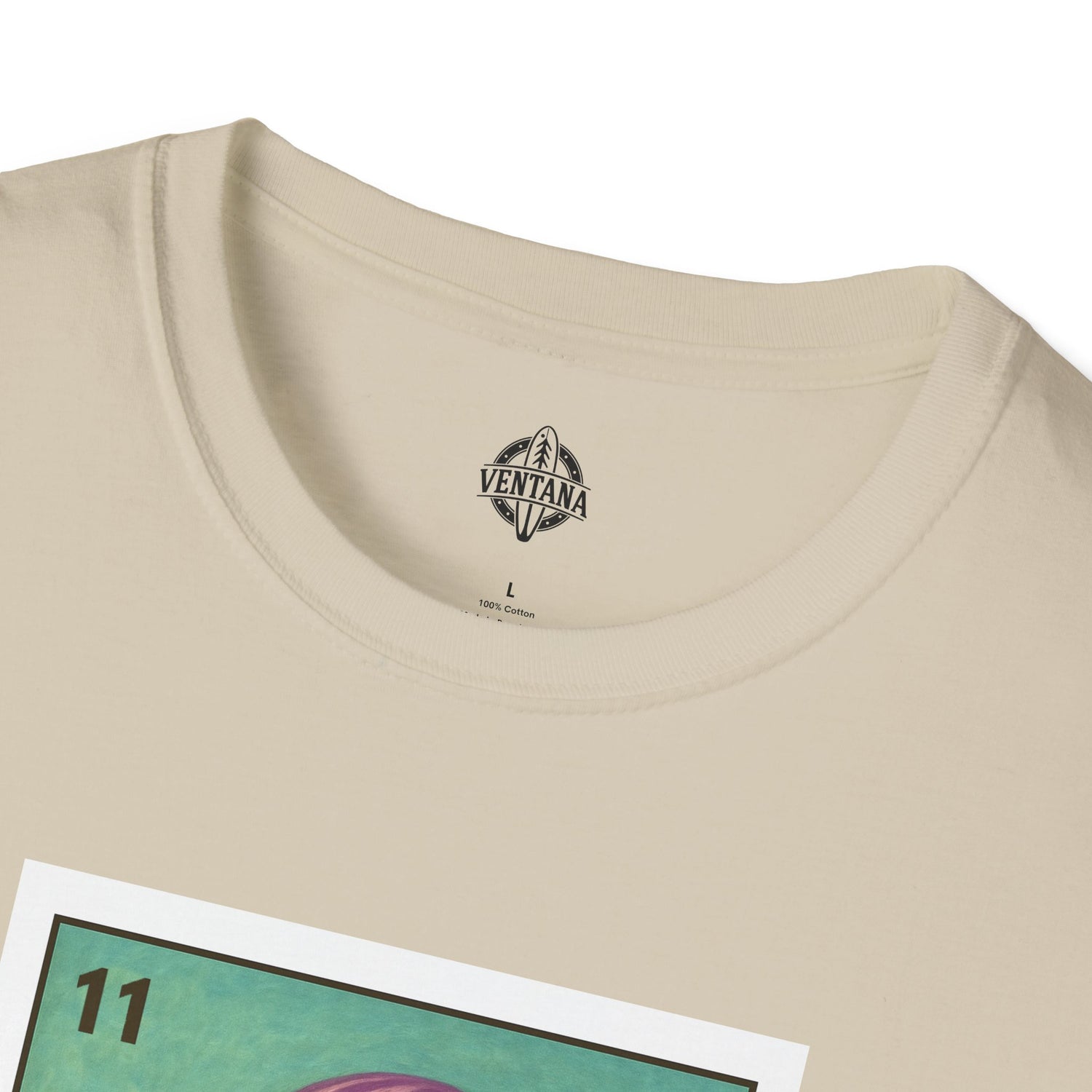 Sea Jelly Lotería Unisex - Soft Style U.S. Cotton T-Shirt (La Medusa)