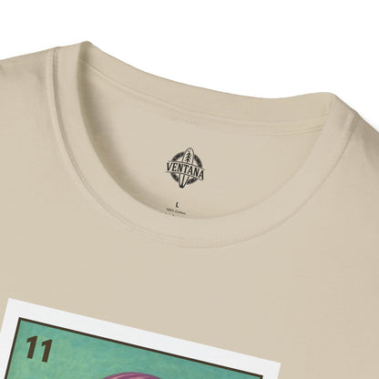 Sea Jelly Lotería Unisex - Soft Style U.S. Cotton T-Shirt (La Medusa)