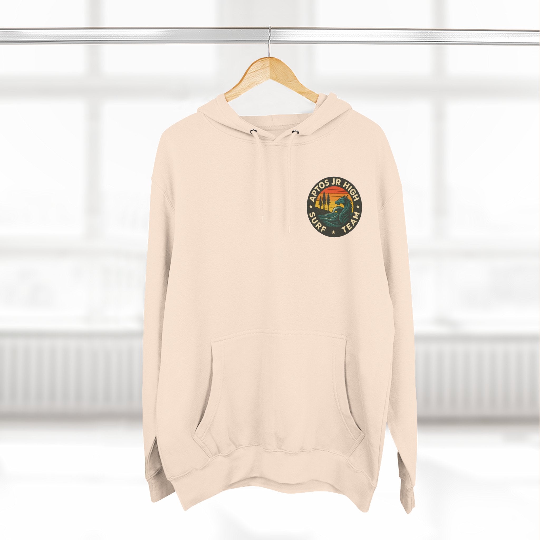 Aptos Junior High Surf Team Unisex - Pull-Over Cotton Blend Fleece Hoodie