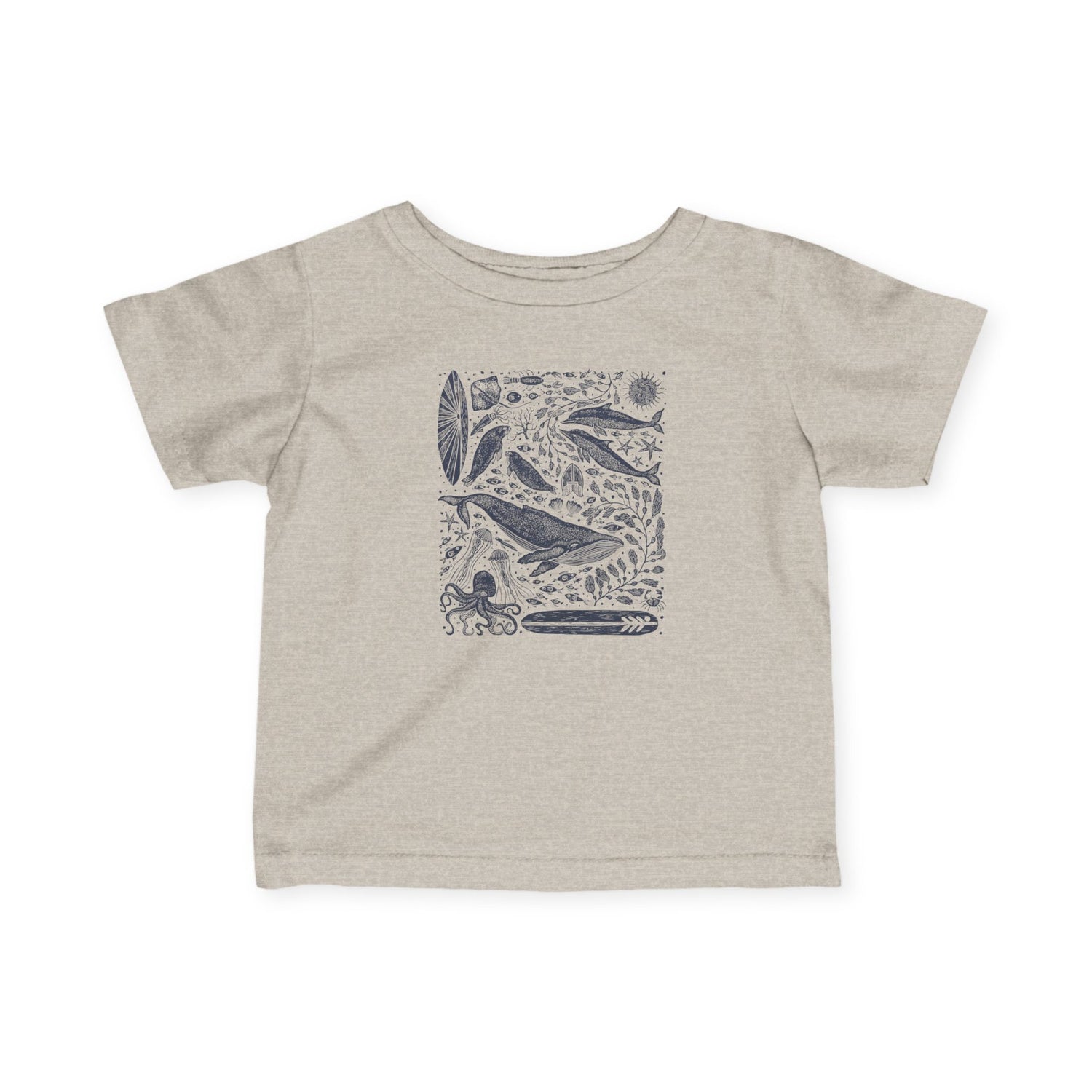 Ventana Marine Life by Lili Arnold - Infant 100% Cotton T-Shirt