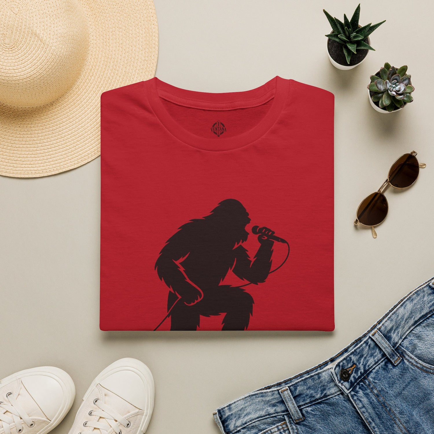 Ventana Ampedsquatch Unisex - U.S. Cotton T-Shirt