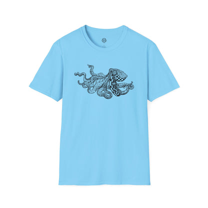 Ventangle Octopus Unisex - Soft Style U.S. Cotton T-Shirt