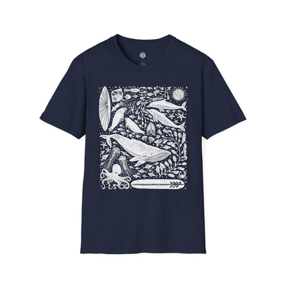 Ventana Marine Life by Lili Arnold Unisex - Soft Style U.S. Cotton T-Shirt