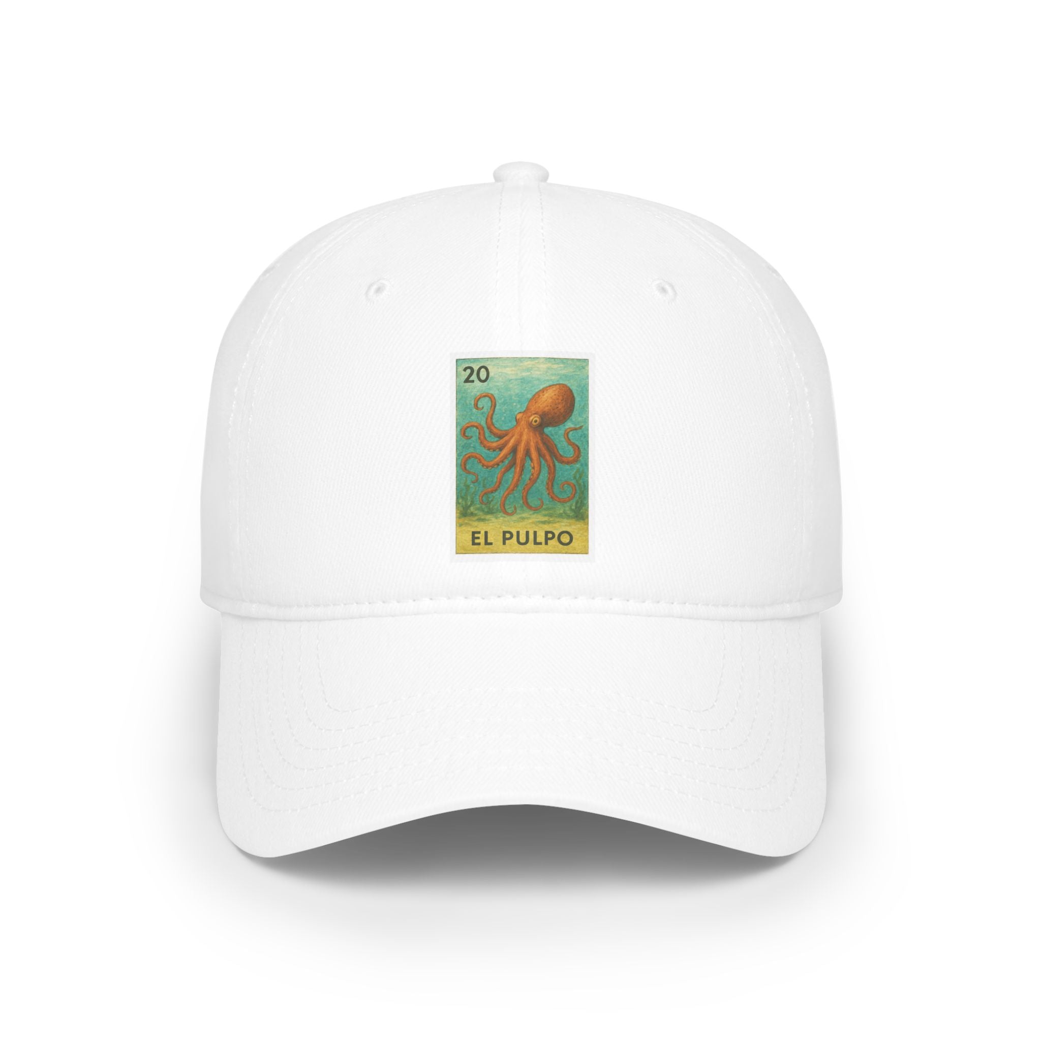 Octopus Lotería Unisex - 100% Cotton Baseball Cap (El Pulpo)