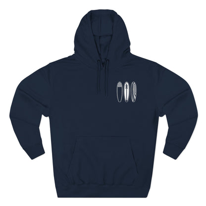 Ventana Three Board - Unisex Pull-Over Cotton Blend Fleece Hoodie