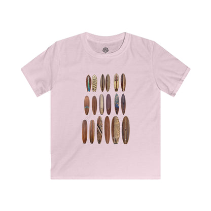 Ventana Wooden Surfboards Kids - Soft Style U.S. Cotton T-Shirt