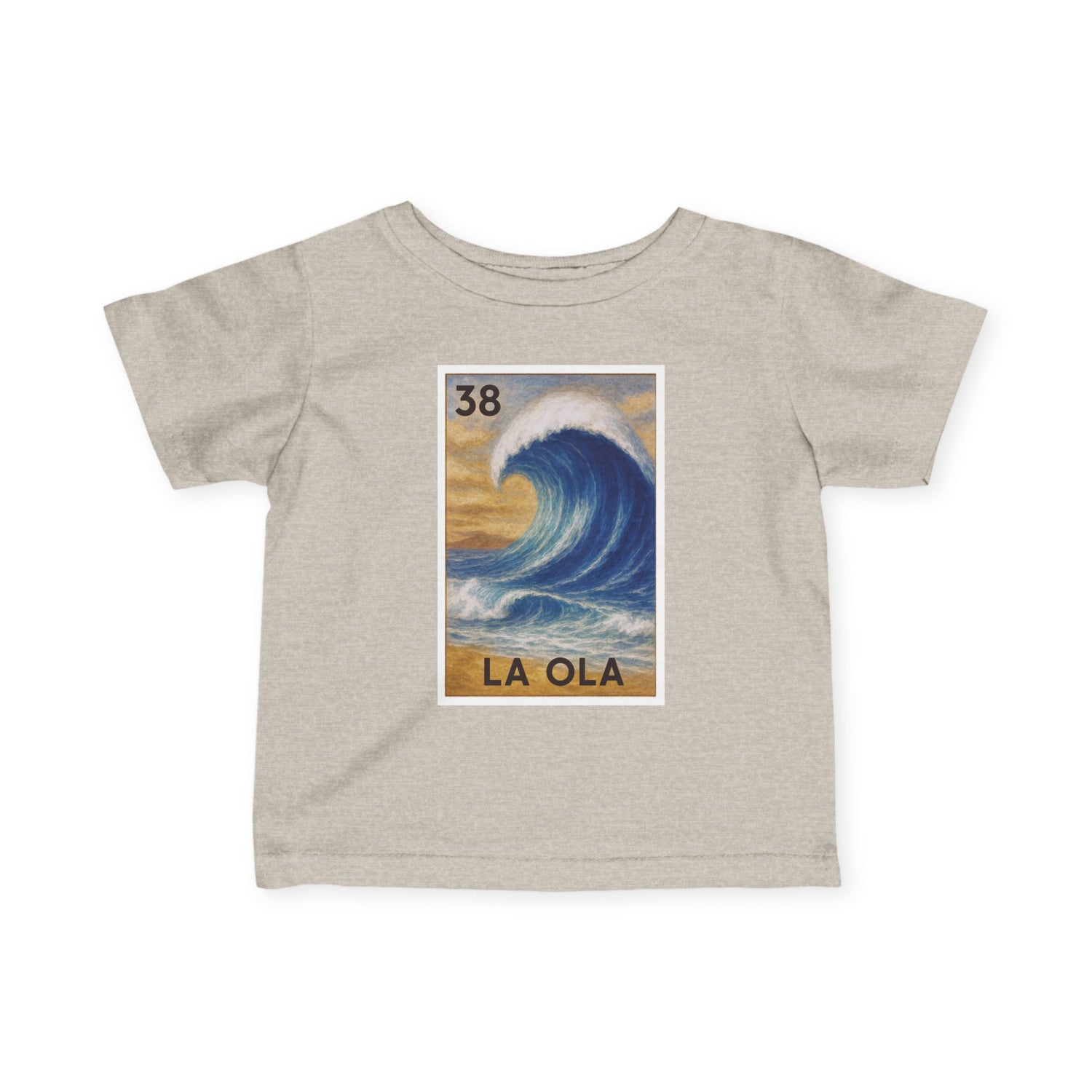 Wave Lotería - Infant 100% Cotton T-Shirt (La Ola)