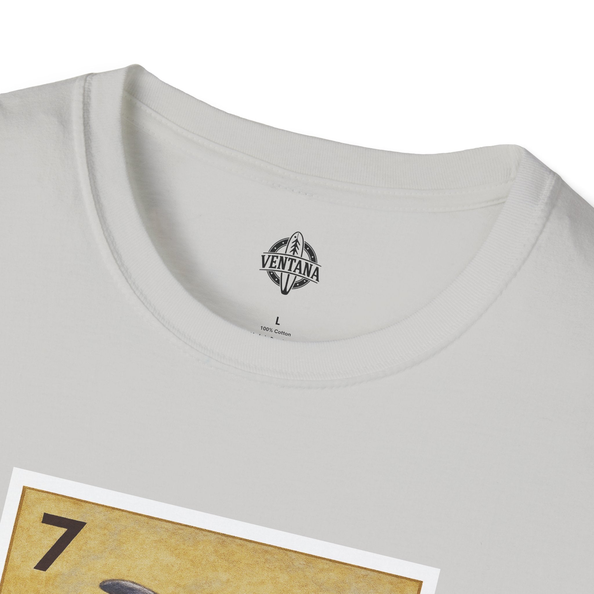 Dolphin Lotería Unisex - Soft Style U.S. Cotton T-Shirt (El Delfín)