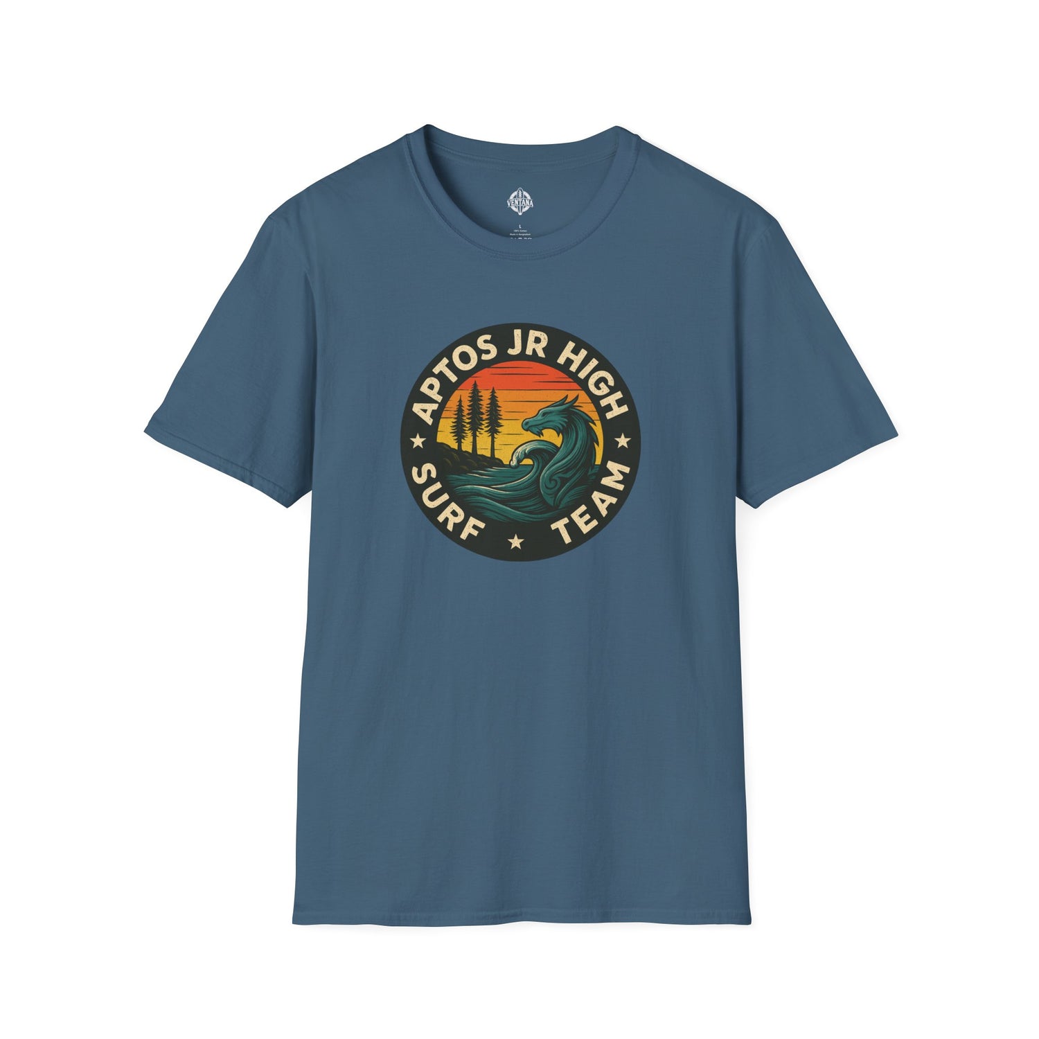 Aptos Junior High Surf Team Unisex - U.S. Cotton T-Shirt