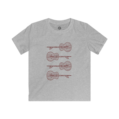 Ventana Santa Cruz Guitar Collab Kids - Soft Style U.S. Cotton T-Shirt