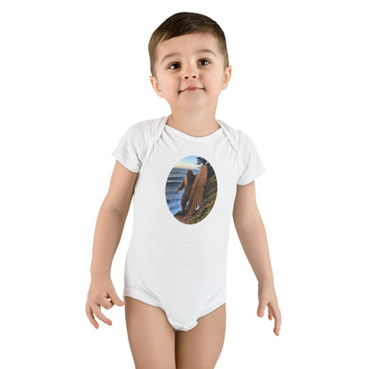 Ventana Real Surfsquatch - Baby Short Sleeve 100% Cotton Onesie