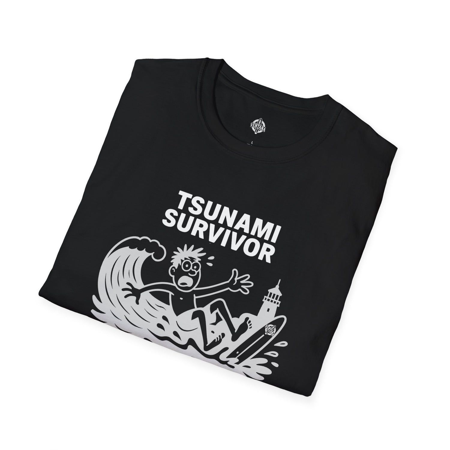 Tsunami Survivor Unisex - Soft Style U.S. Cotton T-Shirt