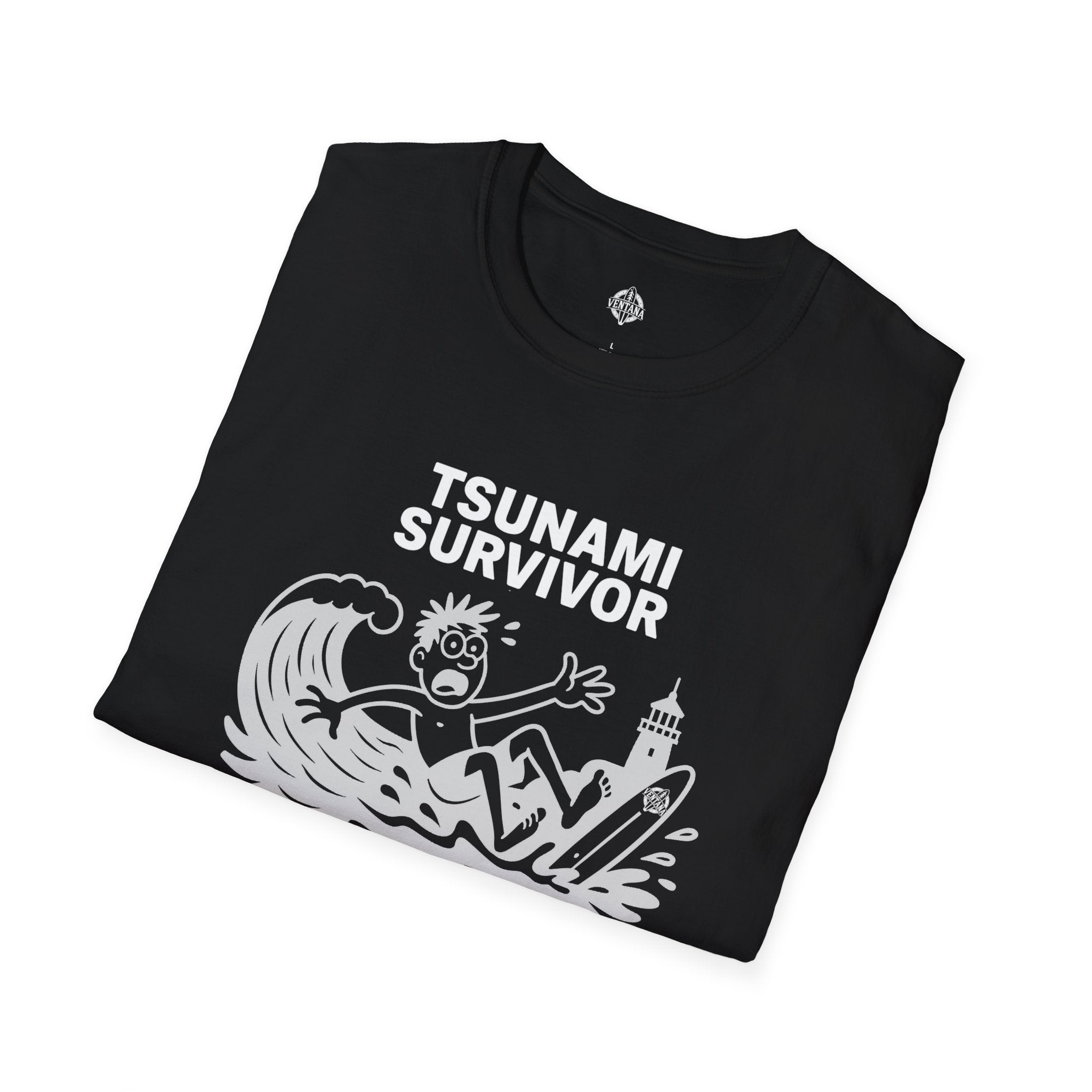 Tsunami Survivor Unisex - Soft Style U.S. Cotton T-Shirt