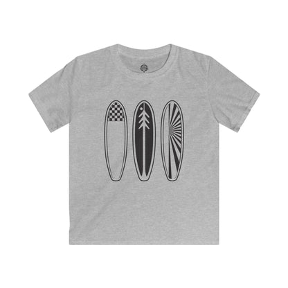 Ventana Three Board Kids - Soft Style U.S. Cotton T-Shirt