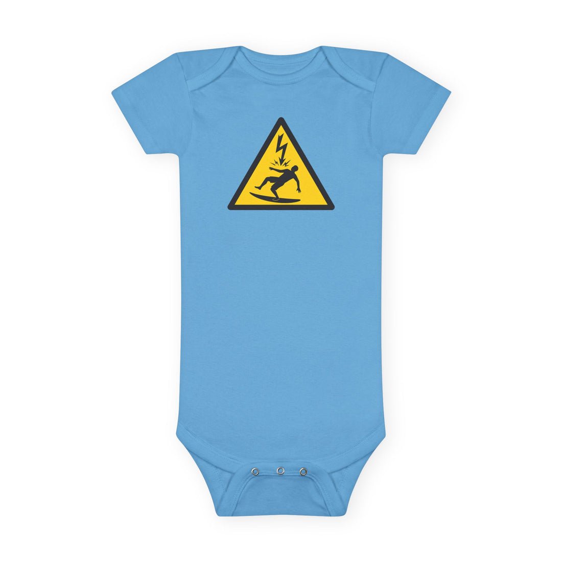 Electric Surfer - Baby Short Sleeve 100% Cotton Onesie