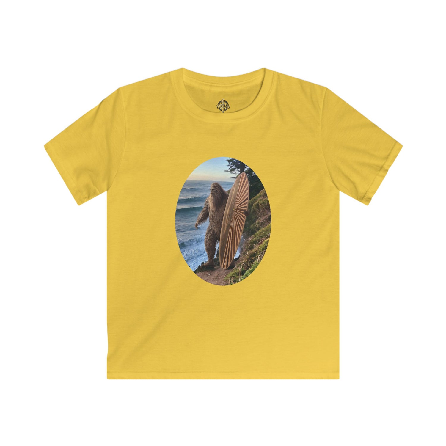 Ventana Real Surfsquatch Kids - Soft Style U.S. Cotton T-Shirt