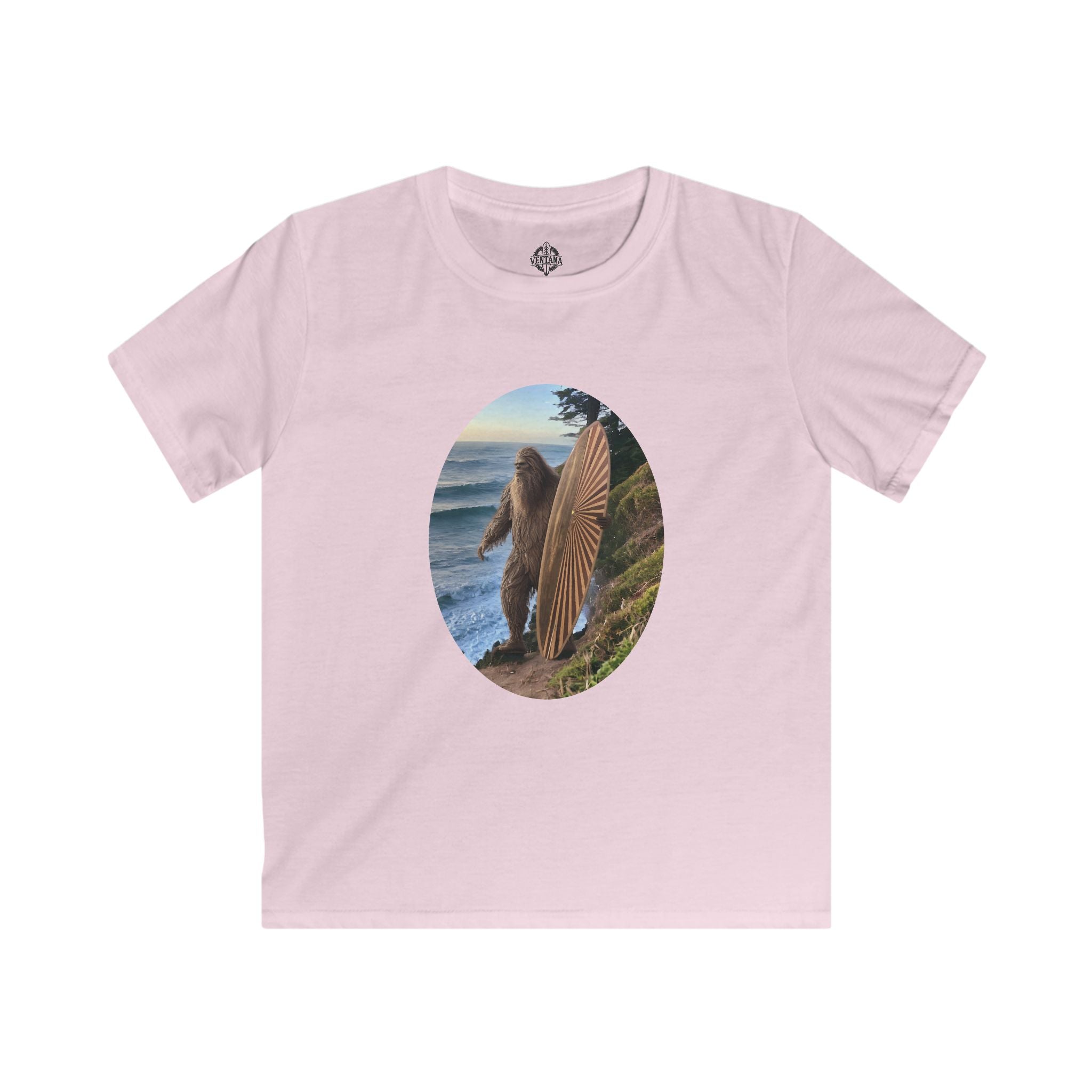 Ventana Real Surfsquatch Kids - Soft Style U.S. Cotton T-Shirt