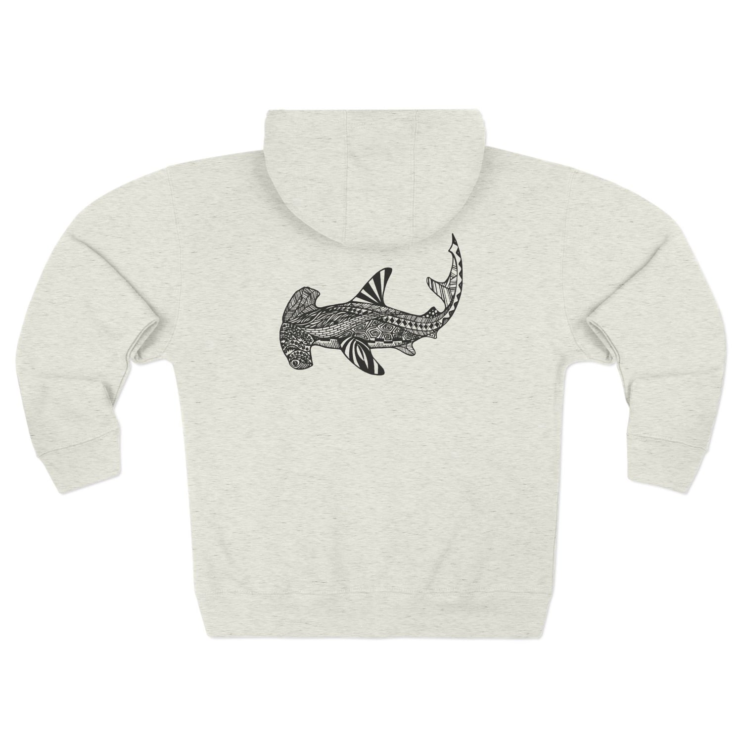 Ventangle Hammerhead Unisex - Zip Cotton Blend Fleece Hoodie