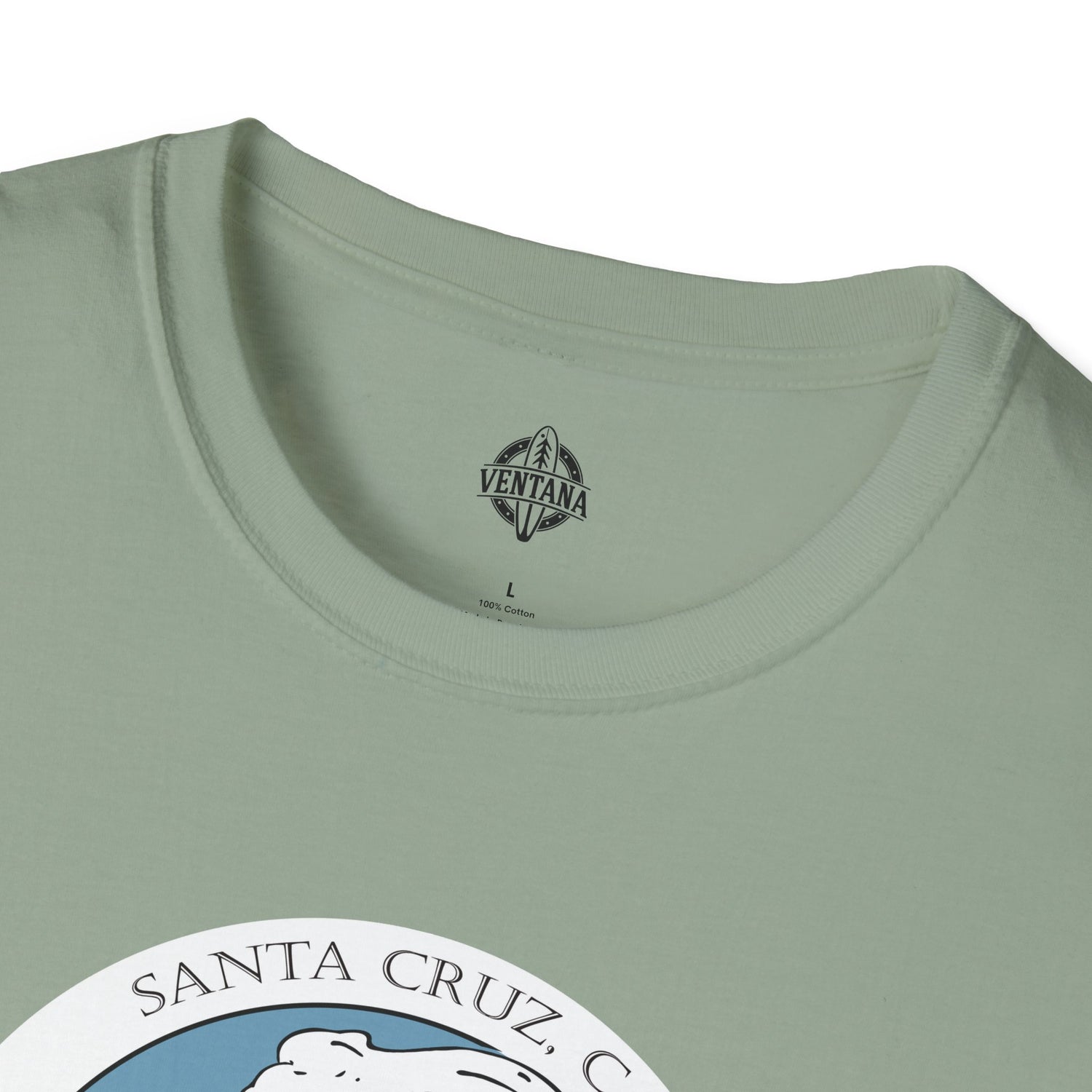 Surf with Otter 841 by Thiago Bianchini Unisex - Soft Style U.S. Cotton T-Shirt