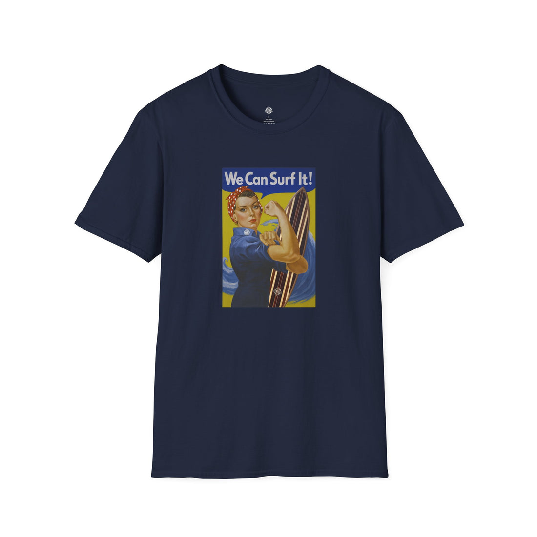 Rosie the Surfer Unisex - Soft Style U.S. Cotton T-Shirt
