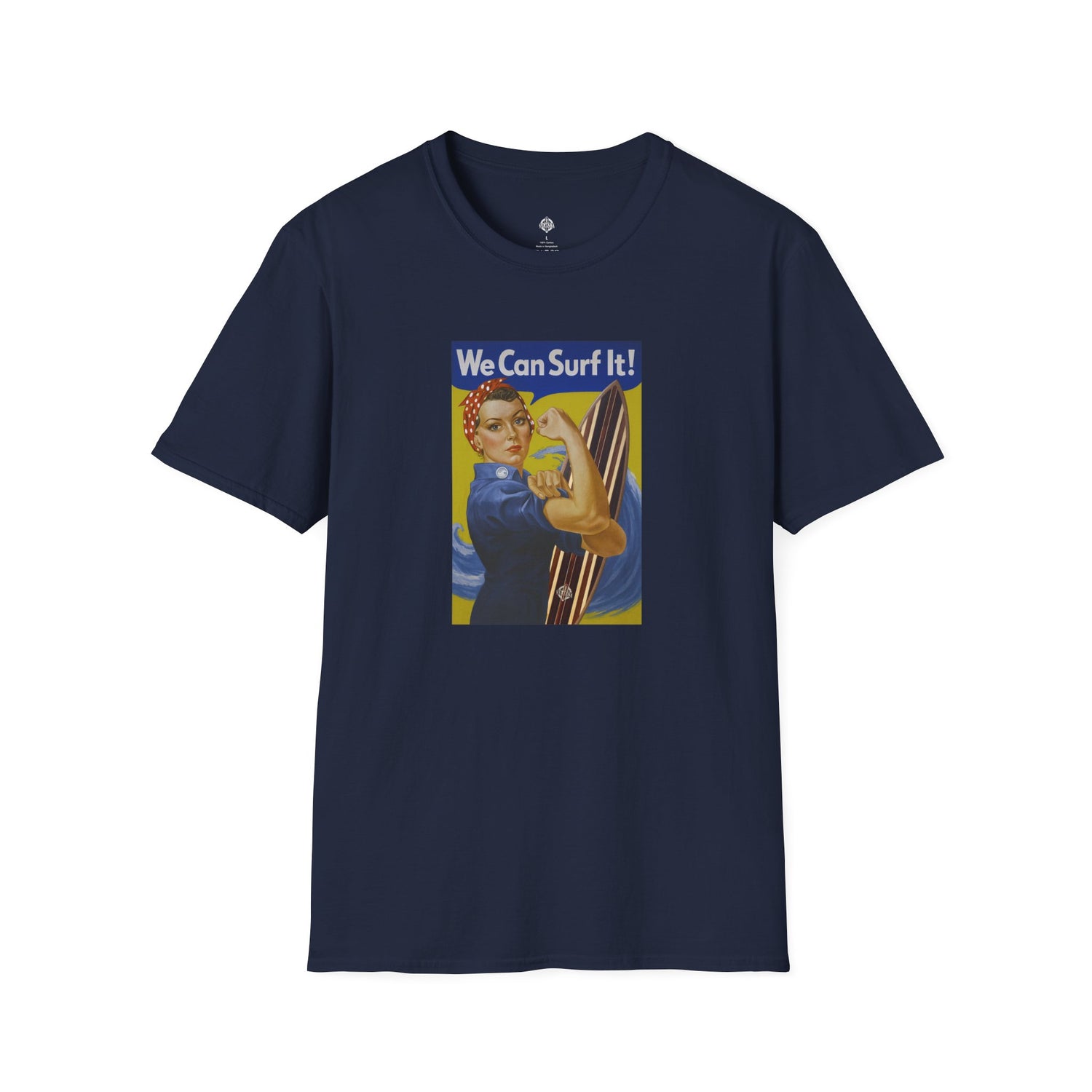 Rosie the Surfer Unisex - Soft Style U.S. Cotton T-Shirt