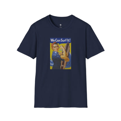 Rosie the Surfer Unisex - Soft Style U.S. Cotton T-Shirt