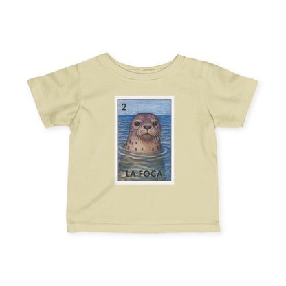 Seal Lotería - Infant 100% Cotton T-Shirt (La Foca)
