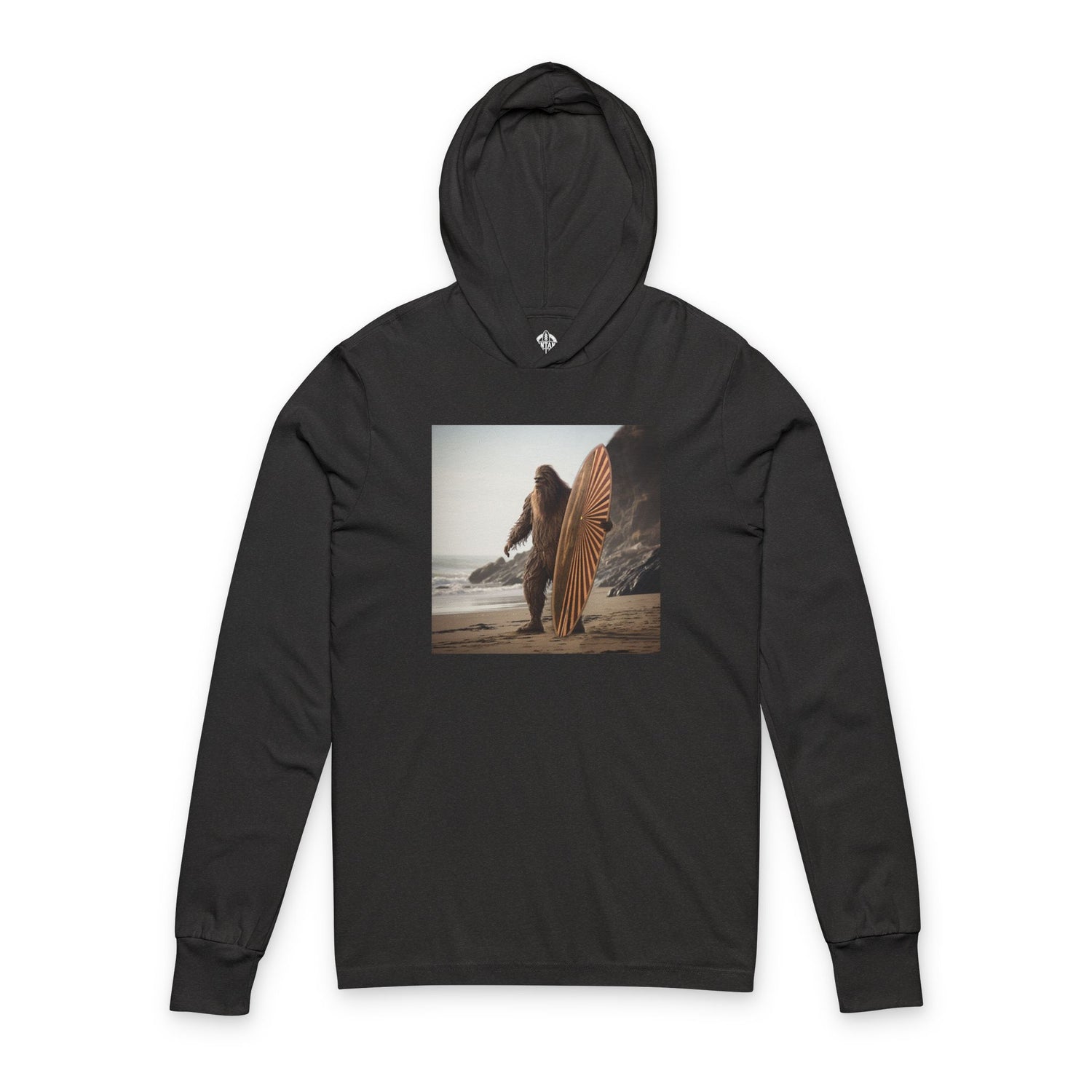 Ventana Real Surfsquatch Unisex - Cotton Long Sleeve Hooded T-Shirt