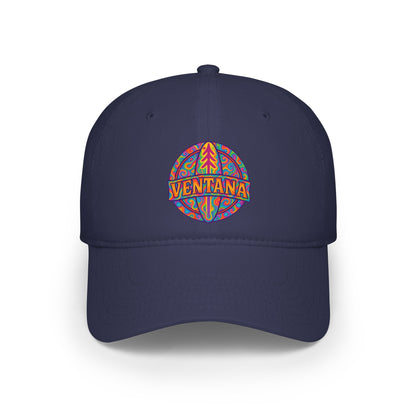 Ventana Psychedelic Treefish Logo - 100% Cotton Baseball Cap