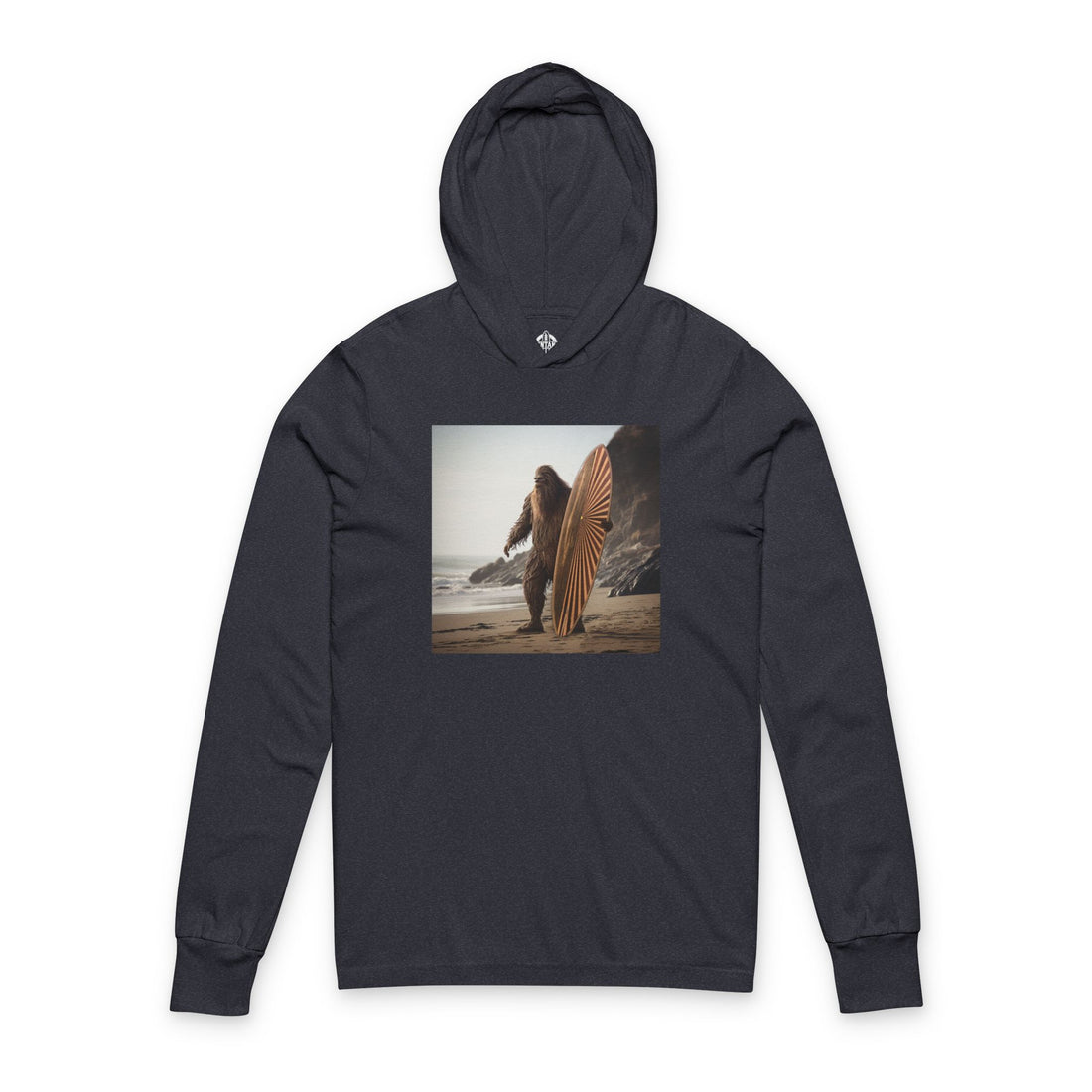 Ventana Real Surfsquatch Unisex - Cotton Long Sleeve Hooded T-Shirt