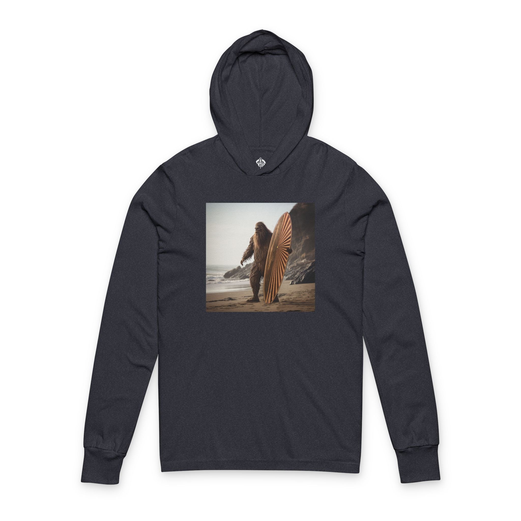 Ventana Real Surfsquatch Unisex - Cotton Long Sleeve Hooded T-Shirt