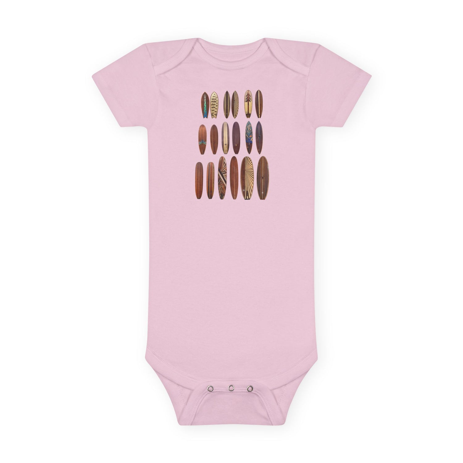 Ventana Wooden Surfboards - Baby Short Sleeve 100% Cotton Onesie