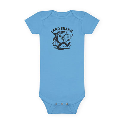 Land Shark - Baby Short Sleeve 100% Cotton Onesie