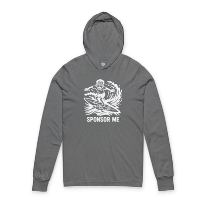 Sponsor Me Unisex - Cotton Hooded Long Sleeve Hooded T-Shirt